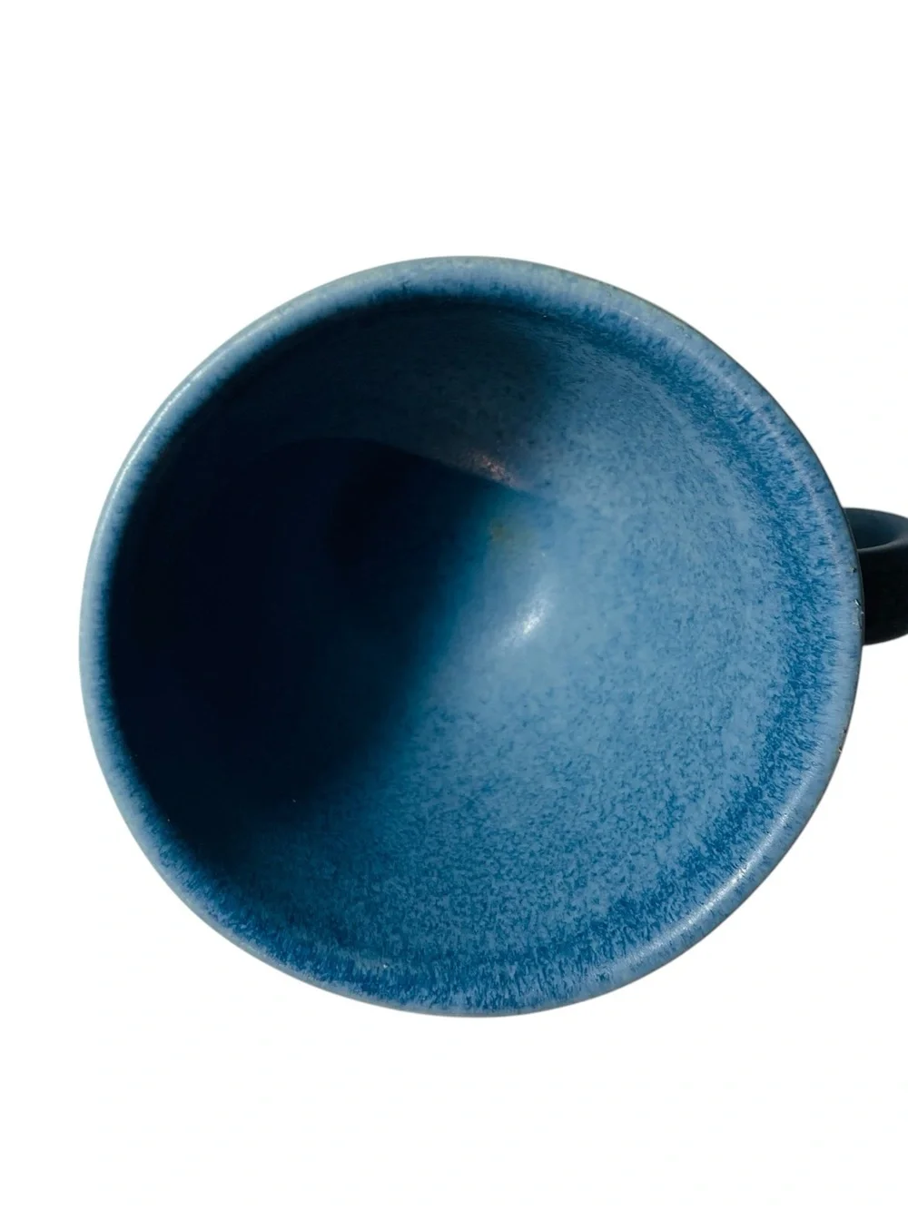 Pottery Barn Mendocino Gray Blue Stoneware Coffee Cappuccino Latte Soup Mug 10oz
